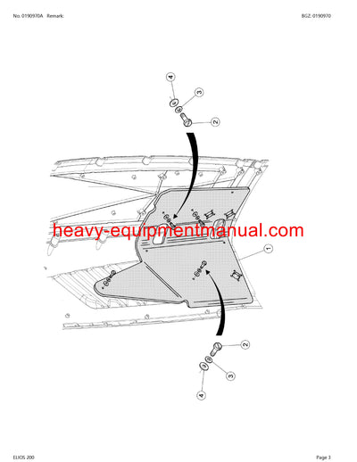 CLAAS ELIOS 200 TRACTOR PARTS CATALOG MANUAL