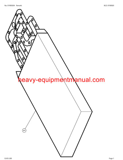 CLAAS ELIOS 200 TRACTOR PARTS CATALOG MANUAL