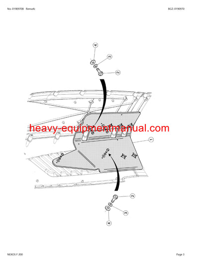 PDF Claas 200 F Nexos Tractor Parts Manual