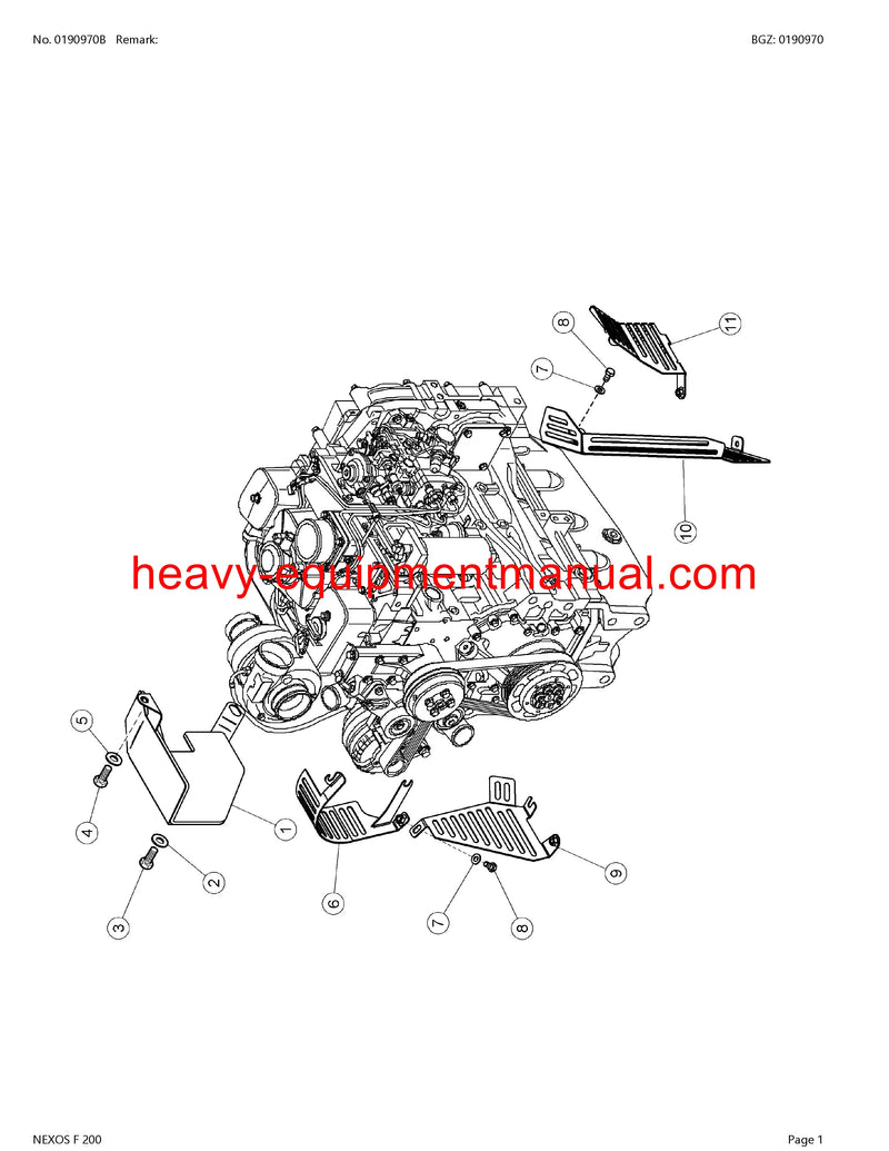 CLAAS NEXOS F 200 TRACTOR PARTS CATALOG MANUAL