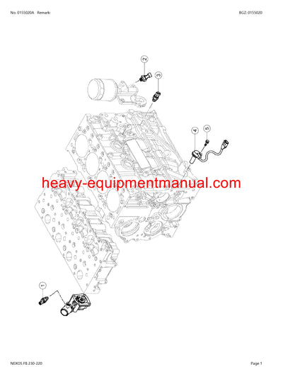 PDF Claas 230 - 220 Nexos FB Tractor Parts Manual