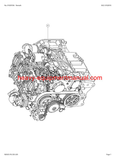 PDF Claas 230 - 220 Nexos FB Tractor Parts Manual