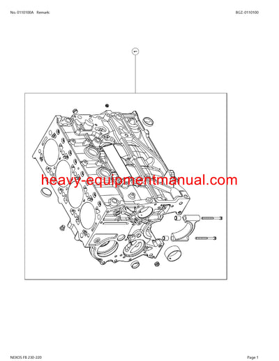 PDF Claas 230 - 220 Nexos FB Tractor Parts Manual