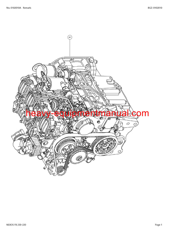 PDF Claas 230 - 220 Nexos FB Tractor Parts Manual