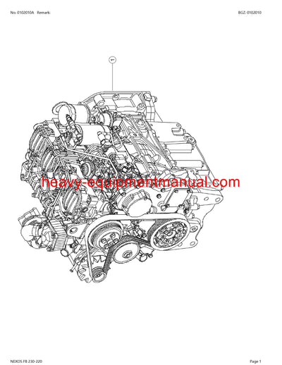 CLAAS NEXOS FB 230-220 TRACTOR PARTS CATALOG MANUAL