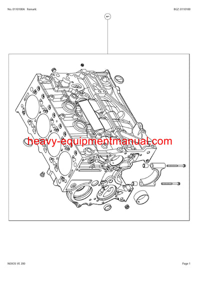PDF Claas 200 Nexos VF Tractor Parts Manual