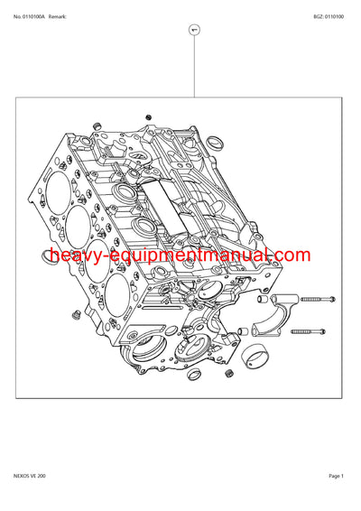 CLAAS NEXOS VF 200 TRACTOR PARTS CATALOG MANUAL