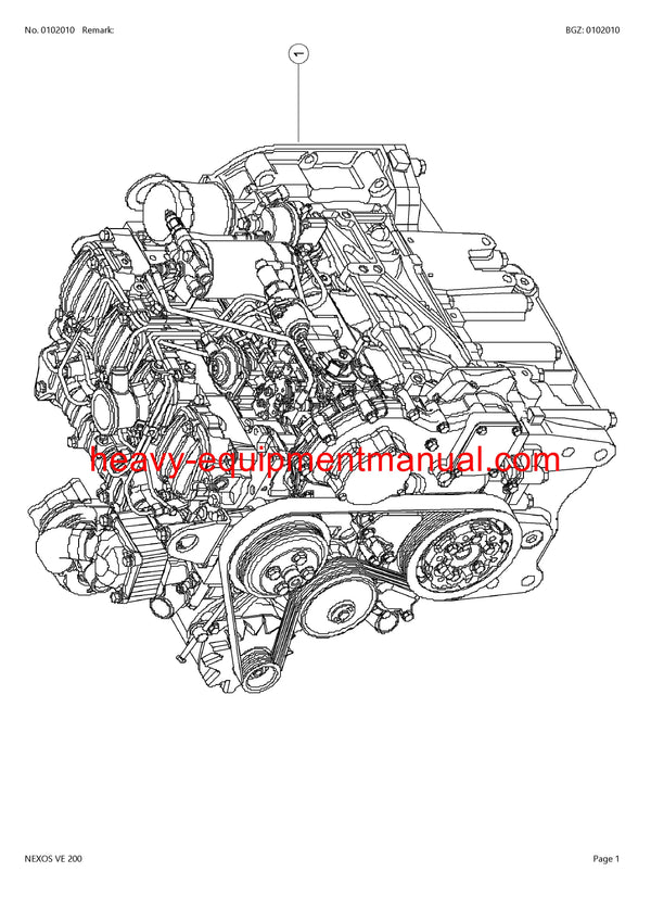 PDF Claas 200 Nexos VF Tractor Parts Manual