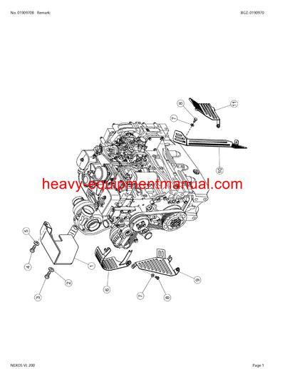 PDF Claas 200 Nexos VL Tractor Parts Manual