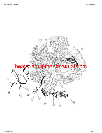 PDF Claas 200 Nexos VL Tractor Parts Manual