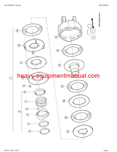 Download PDF Claas 1100 1100T Volto Tedder Parts Manual