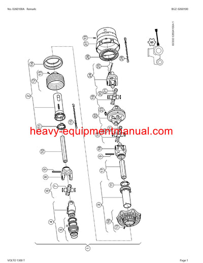 CLAAS VOLTO 1300 T TEDDER PARTS CATALOG MANUAL