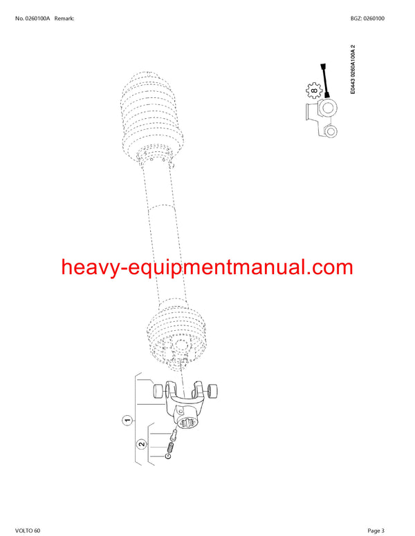 CLAAS VOLTO 60 TEDDER PARTS MANUAL SN 17902417-1790999