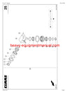 CLAAS VOLTO 670 TEDDER PARTS CATALOG MANUAL SN 62801001-62899999