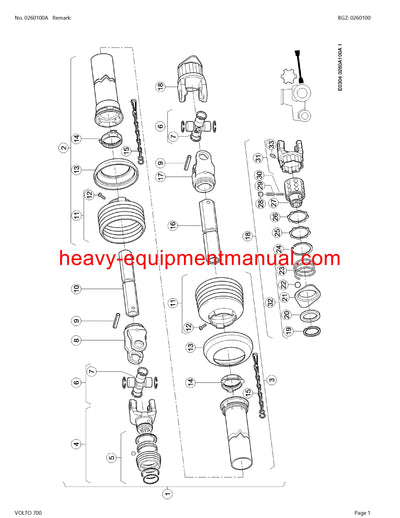 PDF Claas 700 Volto Tedder Parts Manual Download
