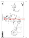 CLAAS VOLTO 740-640S TEDDER PARTS CATALOG MANUAL SN 35801001-35802114