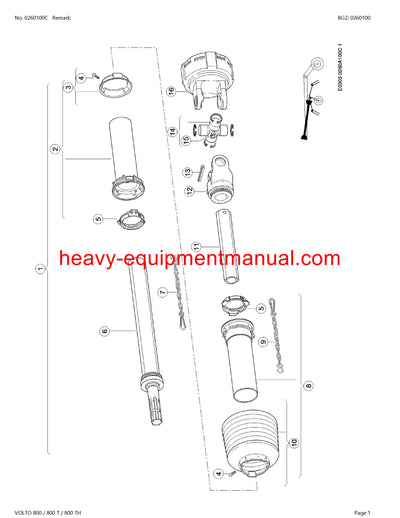 PDF Claas 800, 800T, 800TH Volto Tedder Parts Manual Download