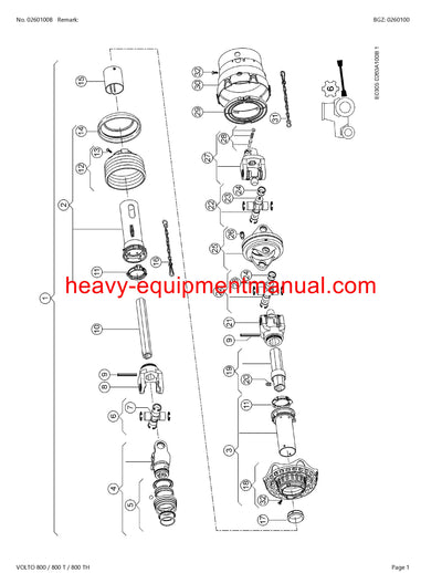 PDF Claas 800, 800T, 800TH Volto Tedder Parts Manual Download