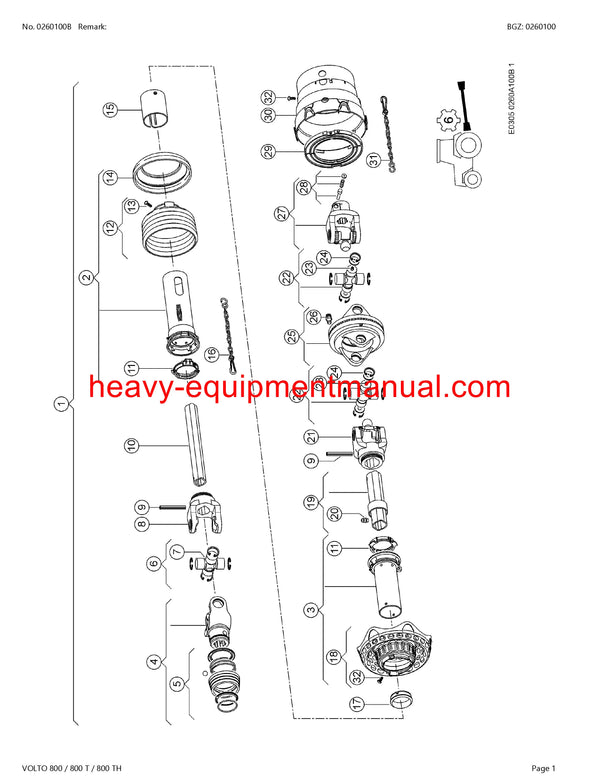 PDF Claas 800, 800T, 800TH Volto Tedder Parts Manual Download