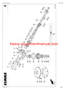 CLAAS VOLTO 870 TEDDER PARTS CATALOG MANUAL SN 