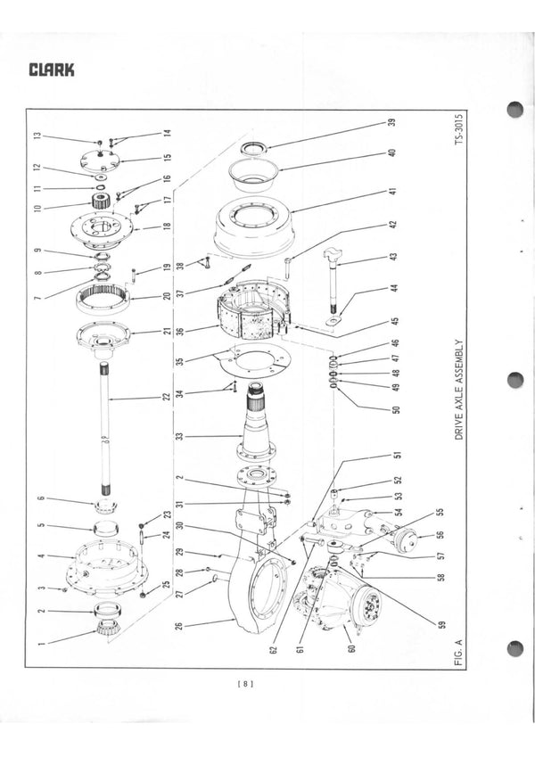 Clark FD-RD Drive Axles Maintenance And Service Manual - PDF Download