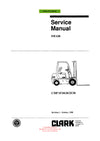 Clark CMP 15-18-20-25-30 (SM-638.1) Forklift Service Repair Manual - PDF Download