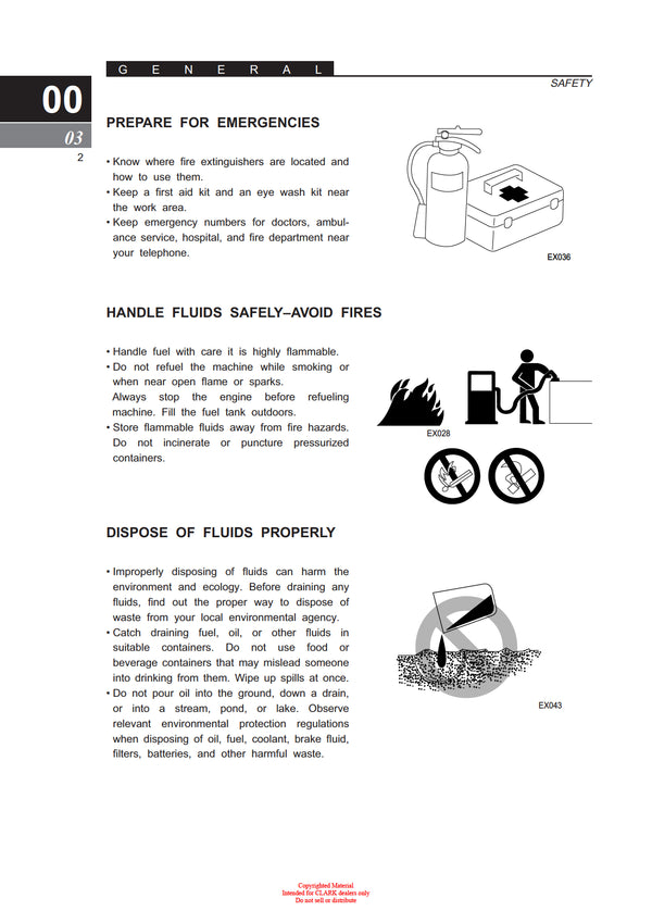 Clark CMP 15-20 D S L (SM-710) Forklift Service Repair Manual - PDF Download