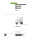 Clark CMP 40-45-50S (SM-638) Forklift Service Repair Manual - PDF Download