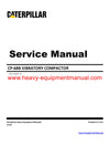 Download Caterpillar CP-68B VIBRATORY COMPACTOR Service Repair Manual LCF