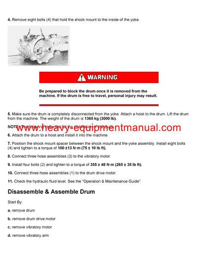Download Caterpillar CS-323 VIBRATORY COMPACTOR Service Repair Manual 1TM