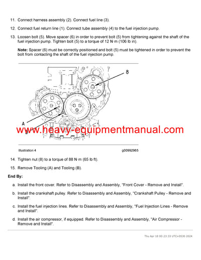 Download Caterpillar CS-423E VIBRATORY COMPACTOR Service Repair Manual EAE