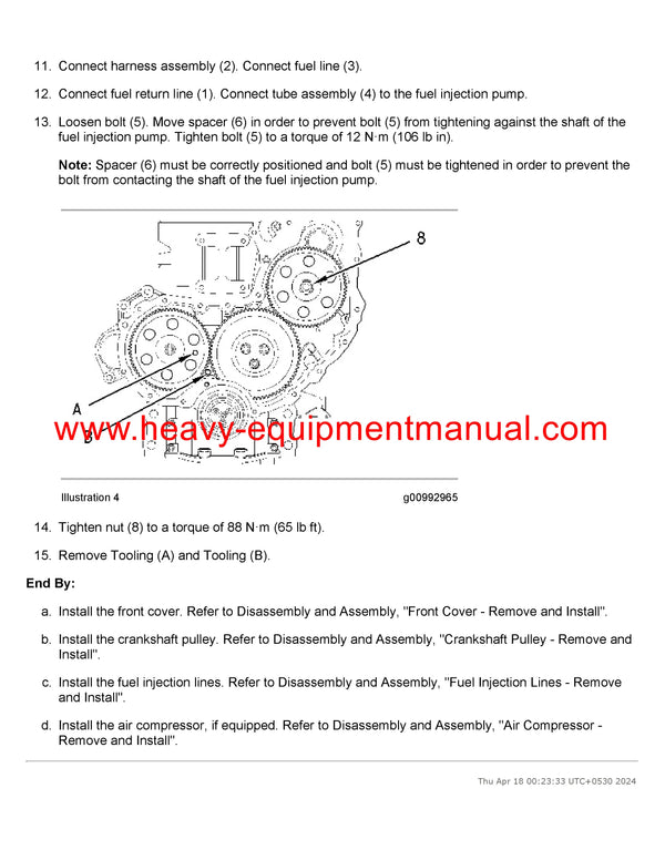 DOWNLOAD CATERPILLAR CS-423E VIBRATORY COMPACTOR SERVICE REPAIR MANUAL EAE