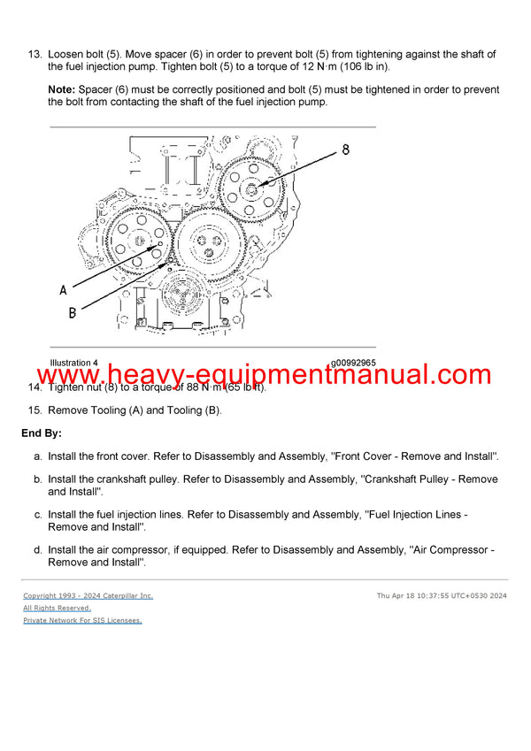 DOWNLOAD CATERPILLAR CS-433E VIBRATORY COMPACTOR SERVICE REPAIR MANUAL MC2