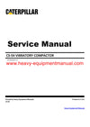 DOWNLOAD CATERPILLAR CS-54B VIBRATORY COMPACTOR SERVICE REPAIR MANUAL 482