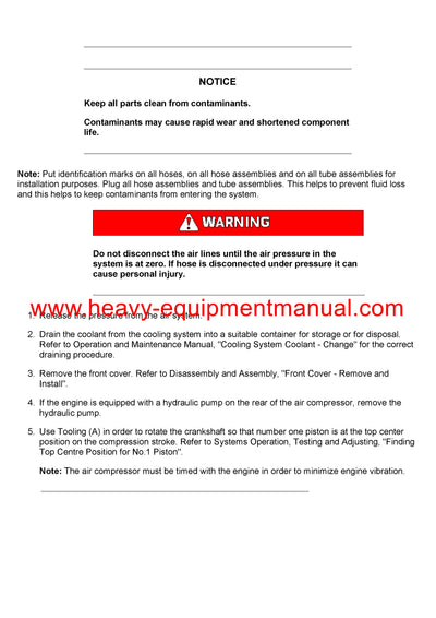 Download Caterpillar CS-54 VIBRATORY COMPACTOR Service Repair Manual C5W