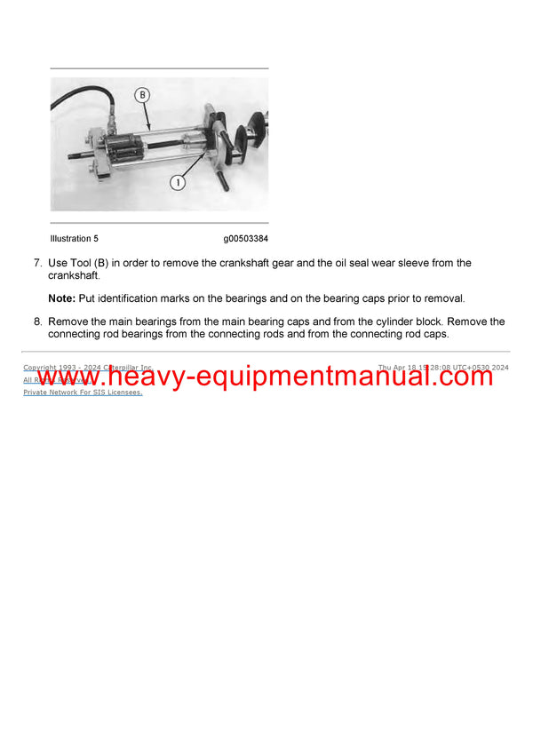 Download Caterpillar CS-653 VIBRATORY COMPACTOR Service Repair Manual 7HD