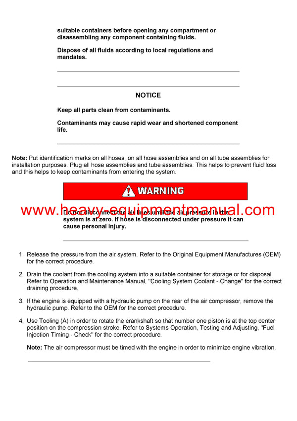 Download Caterpillar CS-68B VIBRATORY COMPACTOR Service Repair Manual MMS
