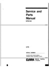 Clark CTR (SPM-640) Forklift Service and Parts Manual - PDF Download