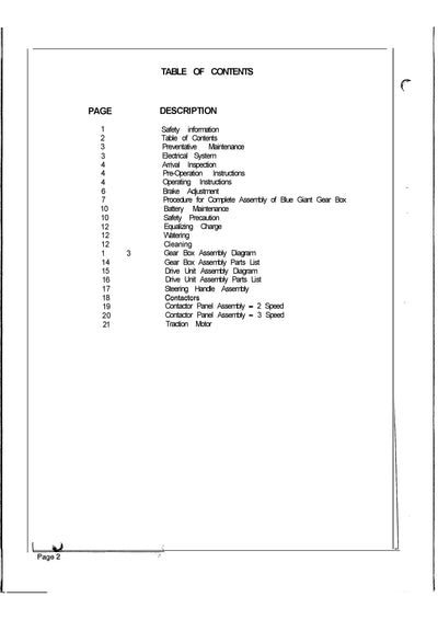 Clark CTW (SPM-639) Forklift Service and Parts Manual - PDF Download