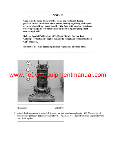 DOWNLOAD CATERPILLAR CX48-P2300 PETROLEUM TRANSMISSION SERVICE REPAIR MANUAL GDH