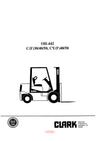 Clark C(F) 30 40 50 CY(F) 40 50 (OH-442) Forklift Overhaul Manual - PDF Download