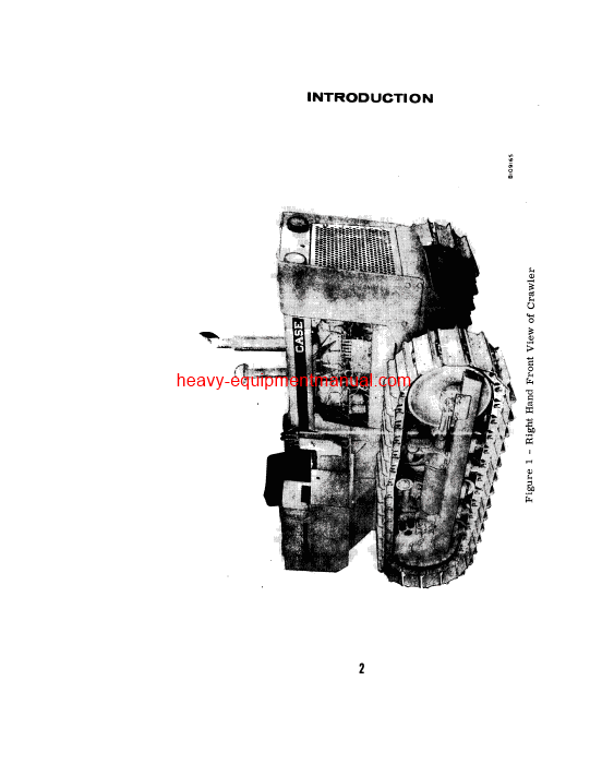 Download Case 1150 Crawler Serial Number 7106801 to 7108999 Operator Manual (9-1733)