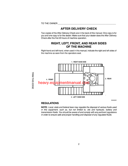  Download Case 1150G Crawler Operator Manual (9-25682)