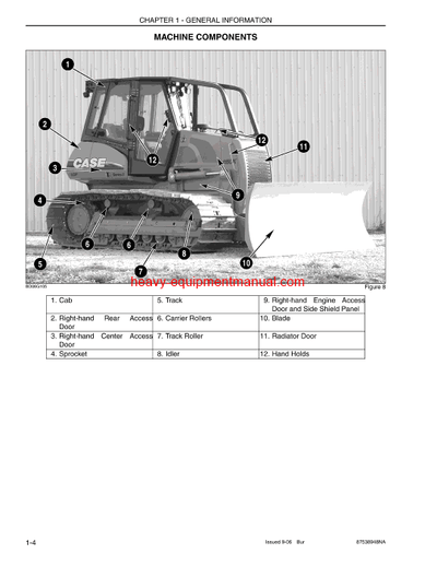 Download Case 1150K Series 3 Crawler Dozer Operator Manual (87538948NA)