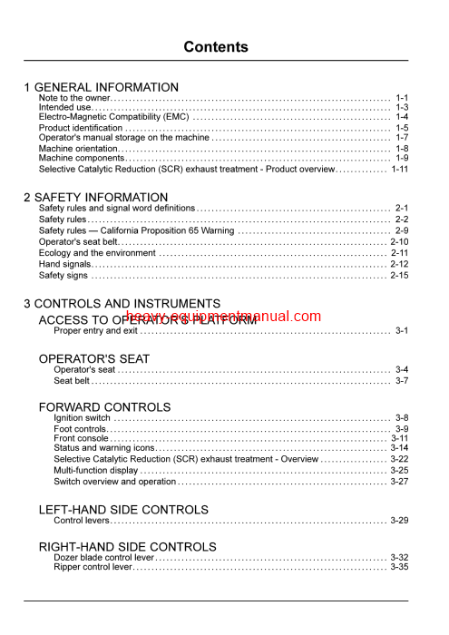 Download Case 1150M Tier 4 crawler dozer Operator Manual (47713449)