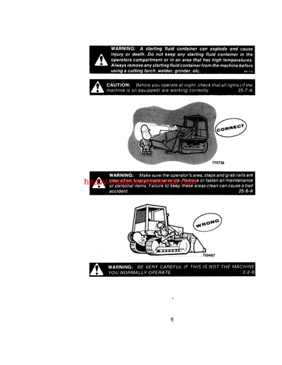Download Case 1450B,1455B Crawler Operator Manual (9-6901)