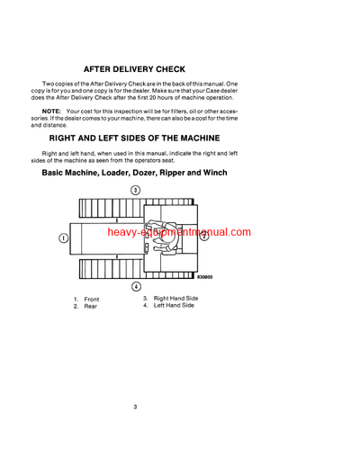 Download Case 1450B,1455B Crawlers PIN 8383001 and After Operator Manual (9-11200)