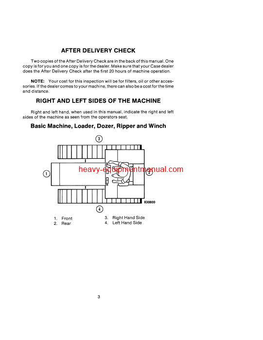 Download Case 1450B,1455B Crawlers PIN 8383001 and After Operator Manual (9-11200)