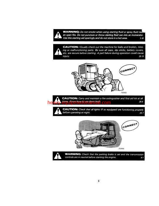 Download Case 1450 Loader Crawler Operator Manual (9-4492)