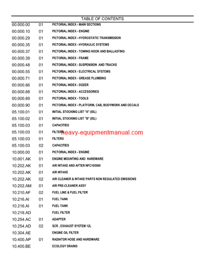 Download Case 150M WT-LGP Crawler Dozer Tier 4A Parts CatalogManual (47740982)